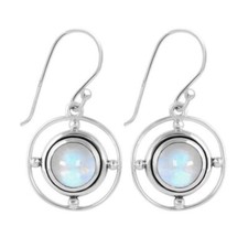 Forme Ronde Pierre de Lune 925