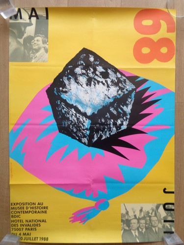 Affiche ancienne exposition - ancienne,