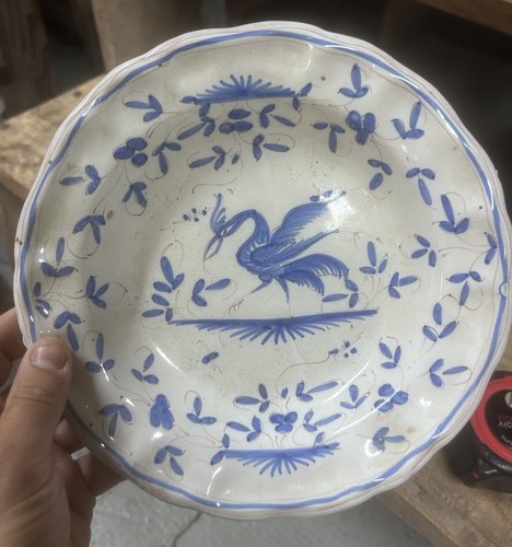 Assiette faïence régionale - assiette,