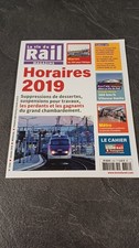 SNCF La Vie Du Rail mensuel 3352 : Horaires 2019