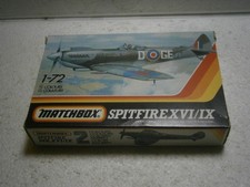ANCIENNE MAQUETTE AVION RAF SPITFIRE Mk .XVI/IX MATCHBOX PK-50 VINTAGE - 1/72