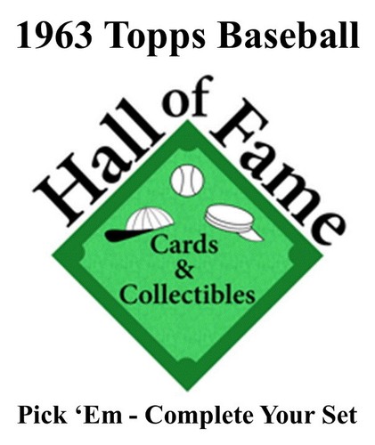 1963 topps baseball ex - topps,