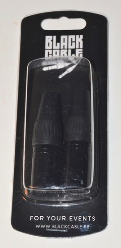 Black cable bca2003 fiches - black, 2