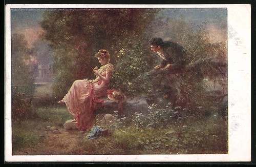Carte postale artiste hans - postale, d'artiste
