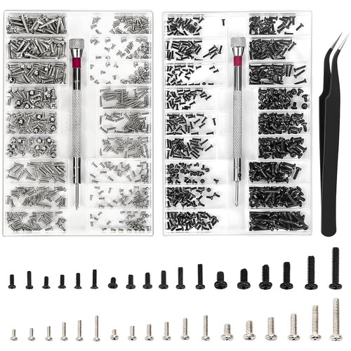 1000 pièces kit vis - 1000,