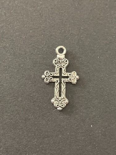 Crucifix métal argenté - crucifix, en