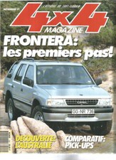 4X4 MAGAZINE N°122 OPEL FRONTERA / LAND CRUISER LJ-70 & LJ-73 / TOYOTA HILUX