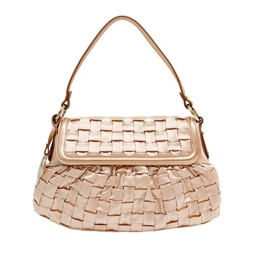 Fendi spy woven peach satin - spy,