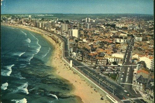 Carte postale ancienne les - carte,
