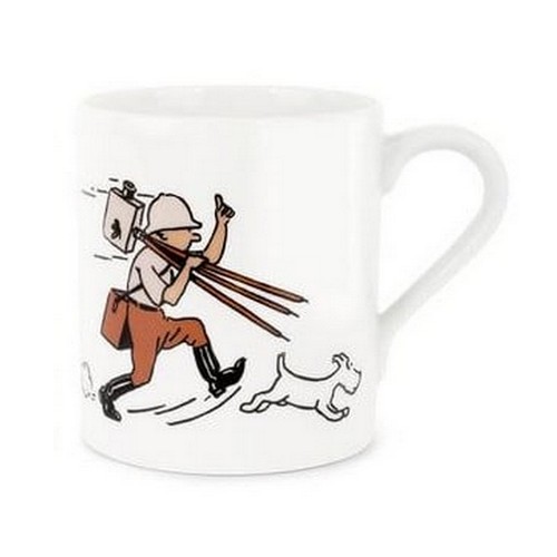 Tasse mug porcelaine tintin - porcelaine,