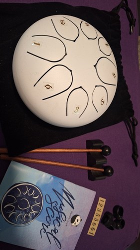 Panda drum mini white - white,, steel