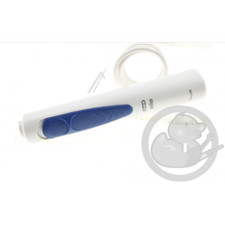 Manche avec tuyau bleu foncé