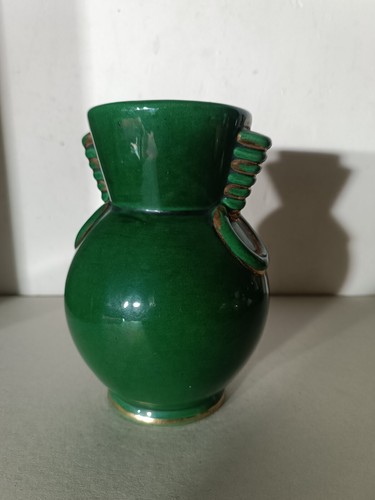 Vase céramique signé blanche - vase,