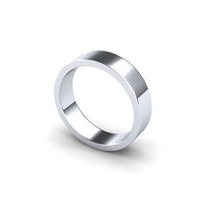 9ct Blanc Plat Court Profil