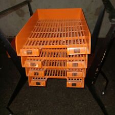 Lot 4 Bannettes range documents Vintage marque VAL REX