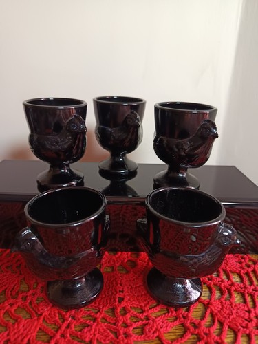 Lot coquetiers en opaline - de,