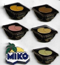lot de 6 pin's glace miko