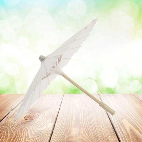 Pcs parapluie blanc ombrelle - 4,