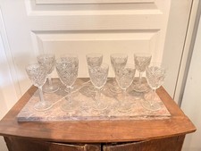 Ancien Ensemble Service Set 10 Verre Liqueur Vin Eau Baccarat Cristal Lagny