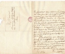 BUTET DE LA SARTHE amusante lettre sur convocation ecole polymathique lettre