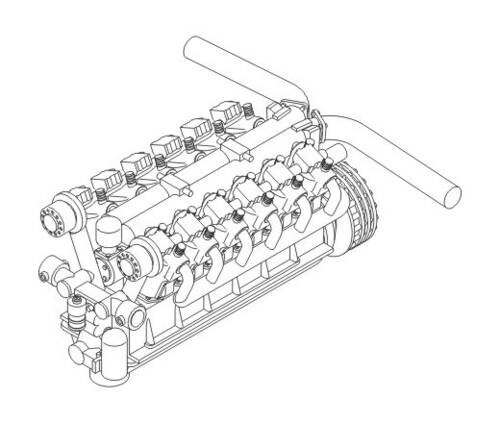 Moteur nuffield liberty iii - moteur,