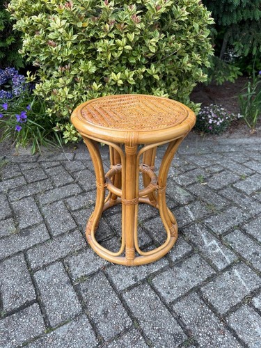 Table appoint ronde vintage - table,