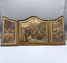 Ancien triptyque religieux en