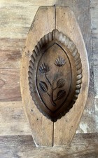 Moule à beurre ancien en bois sculpté- Outil de ferme .