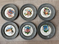 Lot de 6 mini assiettes sous