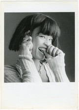 3 Photos Argentique Jeune Femme Portrait Studio Artistique Vers 1980