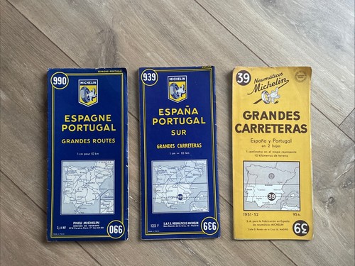 Vintage michelin maps spain - 3,