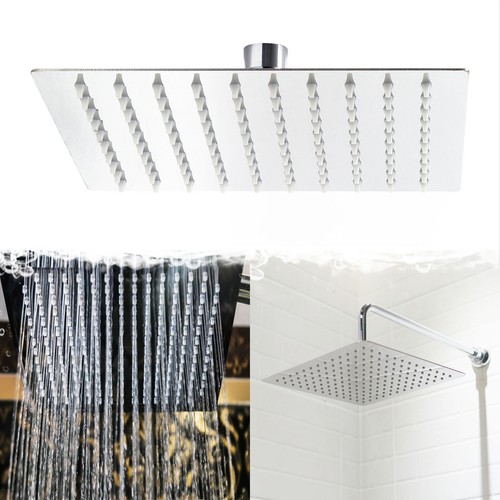 Pommeau douche carré - de,