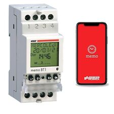 INTERRUPTEUR HORAIRE ASTRONOMIQUE AVEC BLUETOOTH VEMER VE767600 MÉMO BT1