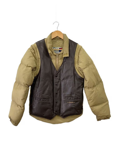 Schott doudoune voies beige - doudoune,