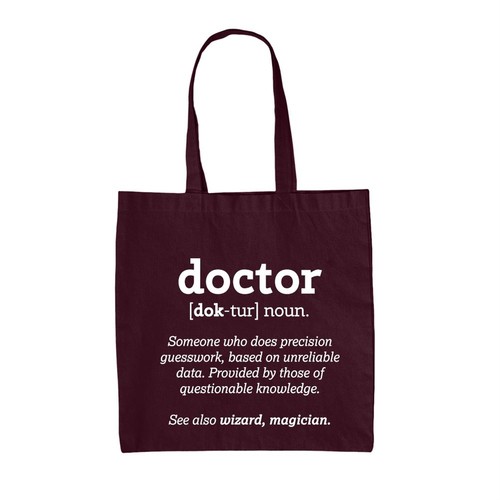 Sac tote toile drôle - sac,