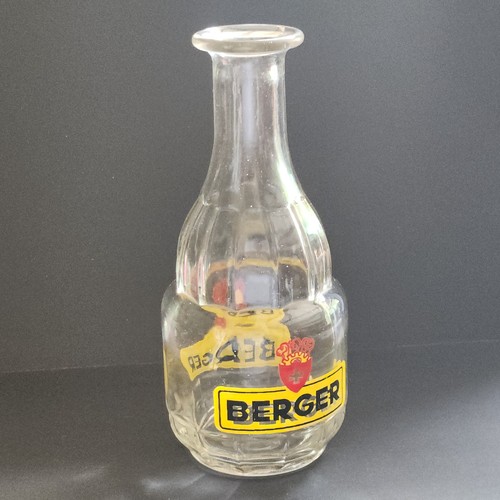 Ancienne carafe publicitaire - ancienne,