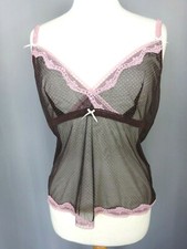 Jolie Nuisette Caraco dentelle sexy "Darjeeling" Taille L FR44 US12 UK16 EUR42