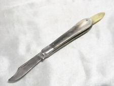 ANCIEN COUTEAU DE JARDINIER A GREFFER CHARUEL A CAEN KNIFE LAME FORGE GRAVEE