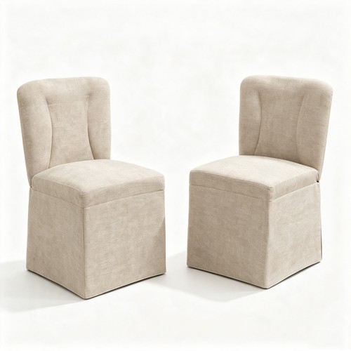 Pack brown linen - 2, upholstered