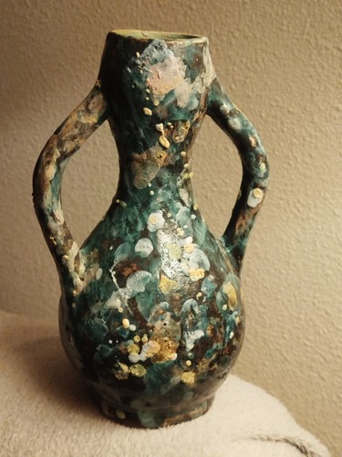 Vase céramique ansé - , de