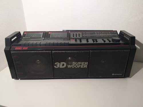 Hitachi trk 3d8e boombox - trk-3d8e,