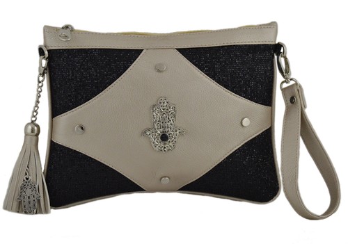 Moroccan faux leather purse - moroccan,