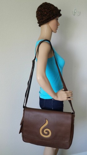 Genuine leather laptop - leather, bag