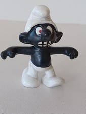 Figurine SCHTROUMPF Noir the smurfs Angry Smurf / SCHLEICH PEYO VINTAGE