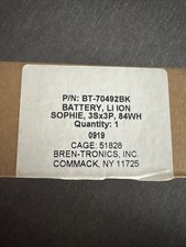 BT-70492BK Bren-tronics Battery SOPHIE, 3Sx3P, 84Wh
