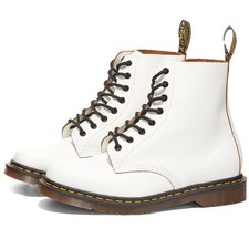 Dr. Martens 1460 Vintage Fabriqué En Angleterre Blanc Quilon
