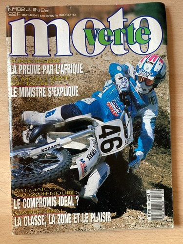 Moto verte magazine 182 du - moto, n°182