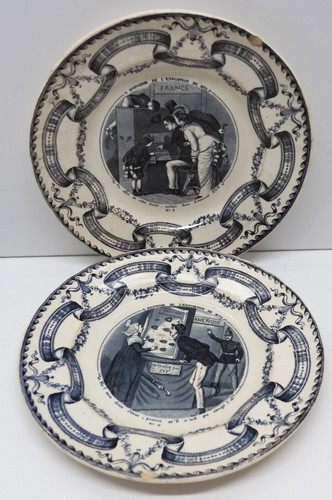 Assiettes poterie jules - *2,