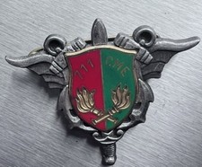 ORIGINAL MILITAIRE INSIGNE 711º CME 1950 / BALLARD TBE