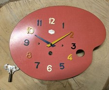 Rare horloge formica - horloge, rouge